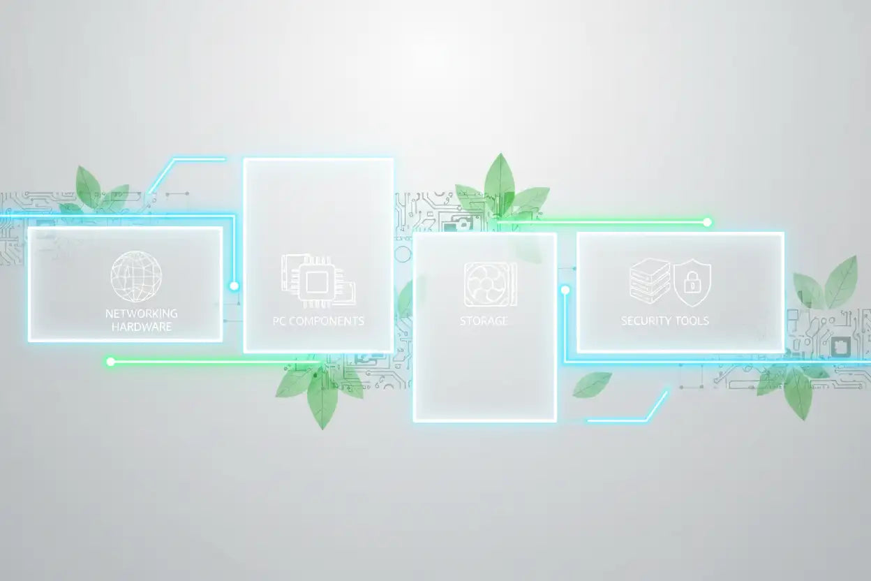 A imagem apresenta um infográfico elegante e minimalista com quatro painéis retangulares translúcidos dispostos horizontalmente sobre um fundo cinza claro.